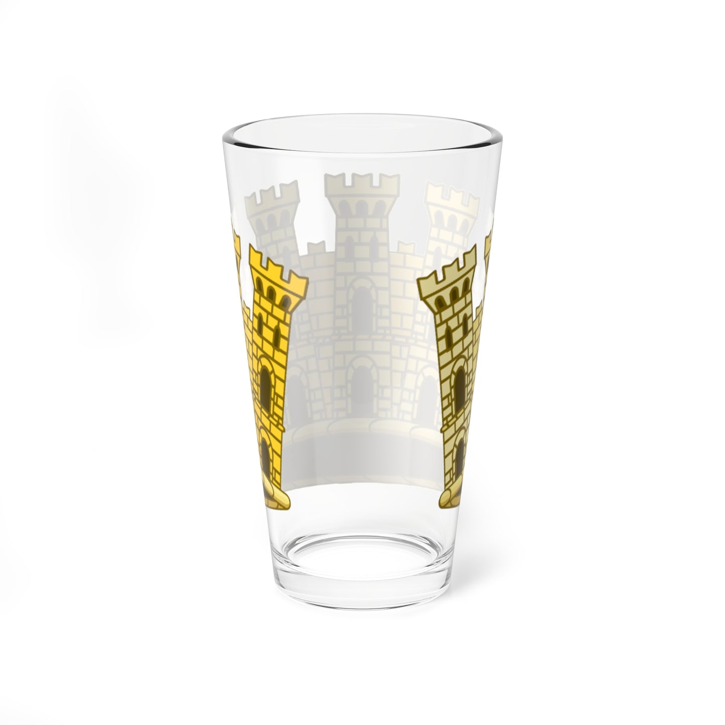 Corona di provincia Consulta Araldica del Regno dItalia 1870 (Italy) (Coat of Arms) Pint Glass 16oz