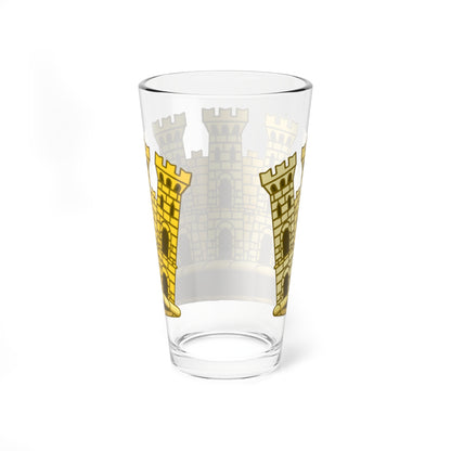 Corona di provincia Consulta Araldica del Regno dItalia 1870 (Italy) (Coat of Arms) Pint Glass 16oz