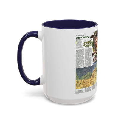 USA - Ohio Valley 2 (1985) (Map) Accent Coffee Mug