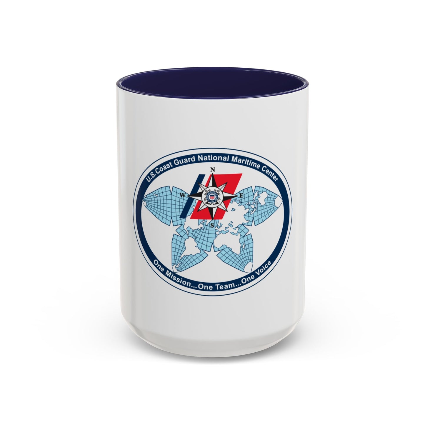 USCG National Matitime Center (U.S. Coast Guard) Accent Coffee Mug