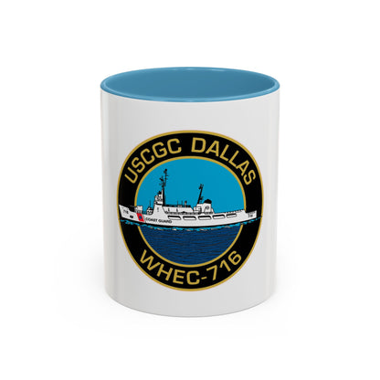 USCGC Dallas WHEC 716 2 (U.S. Coast Guard) Accent Coffee Mug