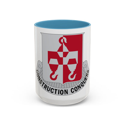 244 Engineer Battalion (U.S. Army) Accent Coffee Mug
