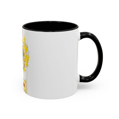 Ornamented Coat of Arms of Maximilian I, Holy Roman Emperor - Accent Coffee Mug