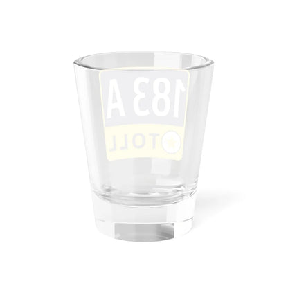 183A Toll Road free (Texas) (Road Sign) Shot Glass 1.5oz - Go Mug Yourself