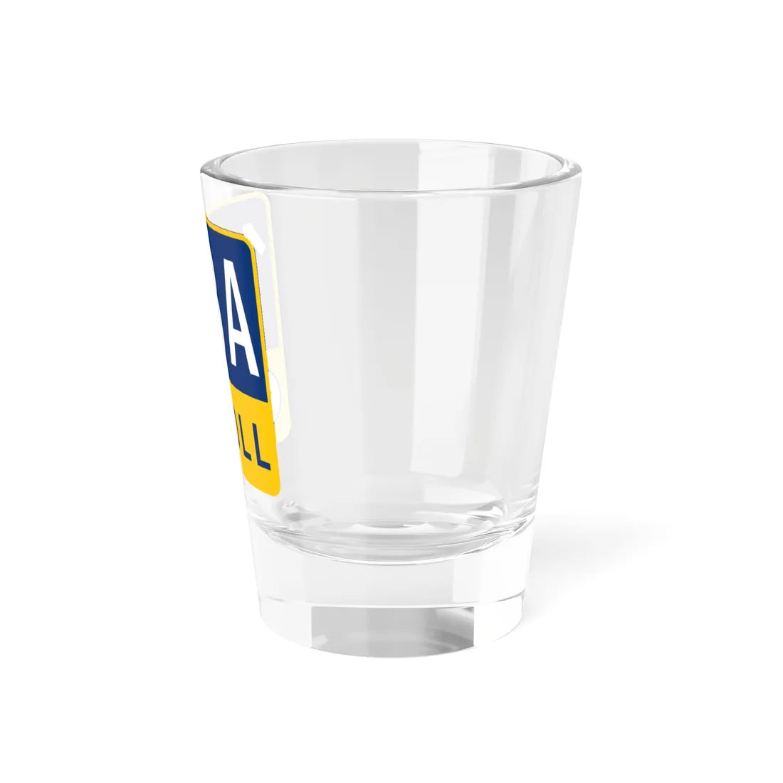 183A Toll Road free (Texas) (Road Sign) Shot Glass 1.5oz - Go Mug Yourself