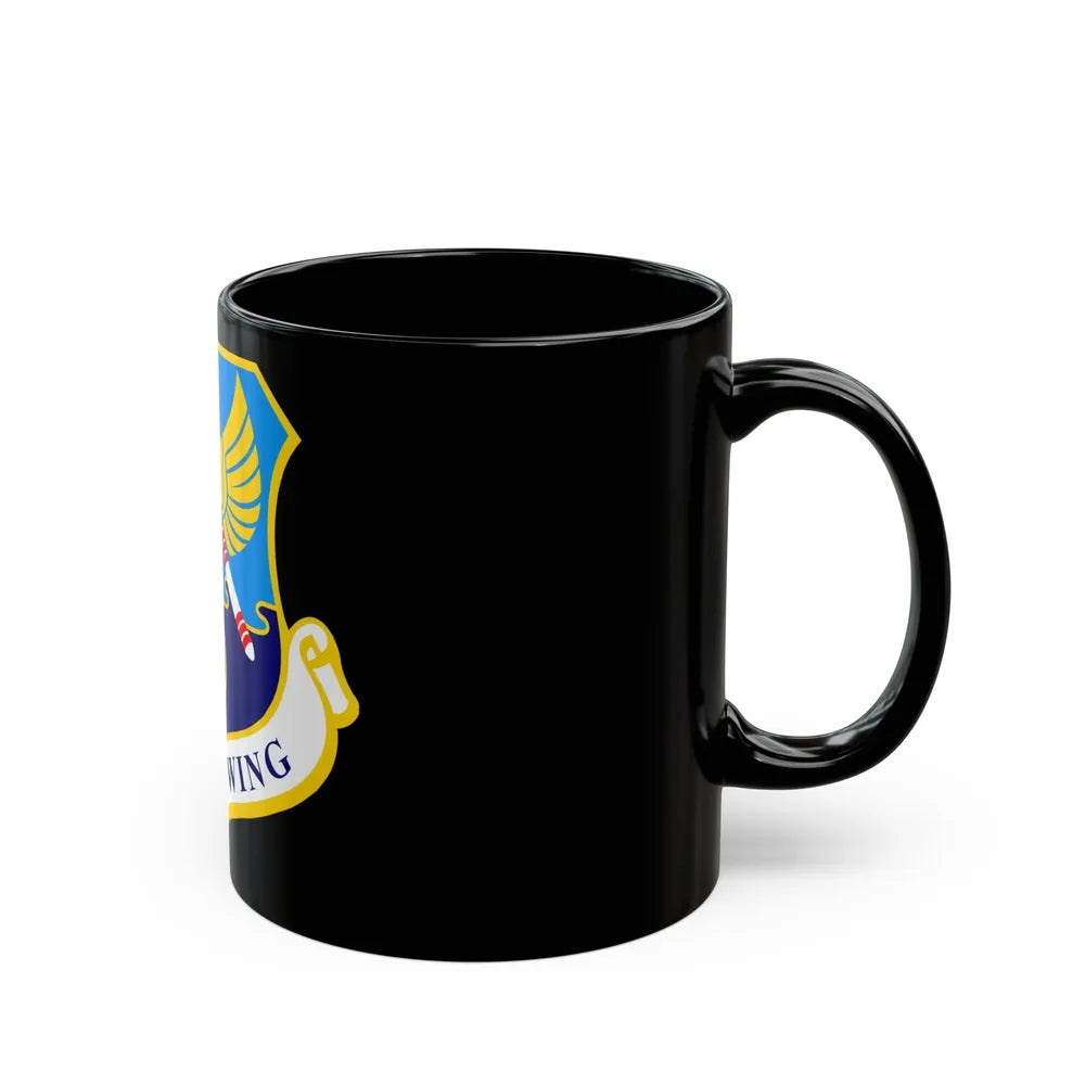 183d Wing emblem (U.S. Air Force) Black Coffee Mug-Go Mug Yourself