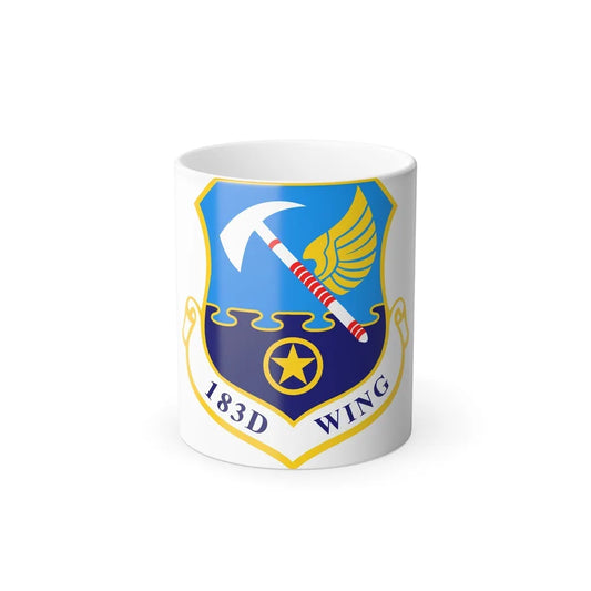 183d Wing emblem (U.S. Air Force) Color Changing Coffee Mug-11oz-Go Mug Yourself