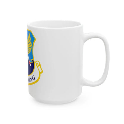 183d Wing emblem (U.S. Air Force) White Coffee Mug-Go Mug Yourself