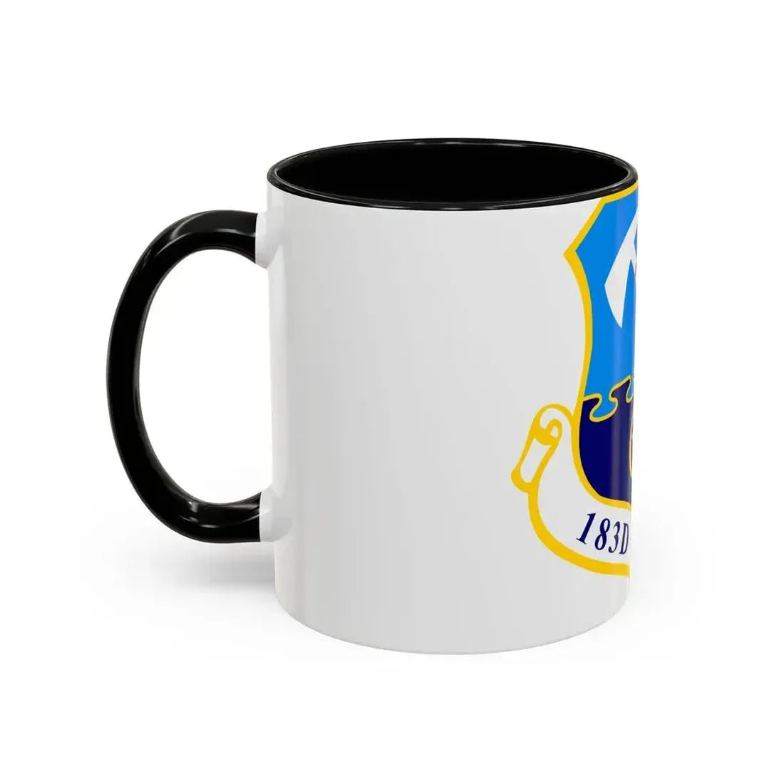 183d Wing emblem (U.S. Air Force) Accent Coffee Mug - Go Mug Yourself