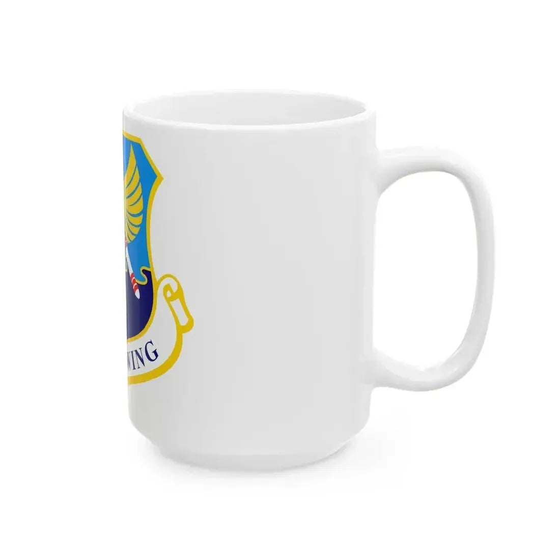 183d Wing emblem (U.S. Air Force) White Coffee Mug - Go Mug Yourself