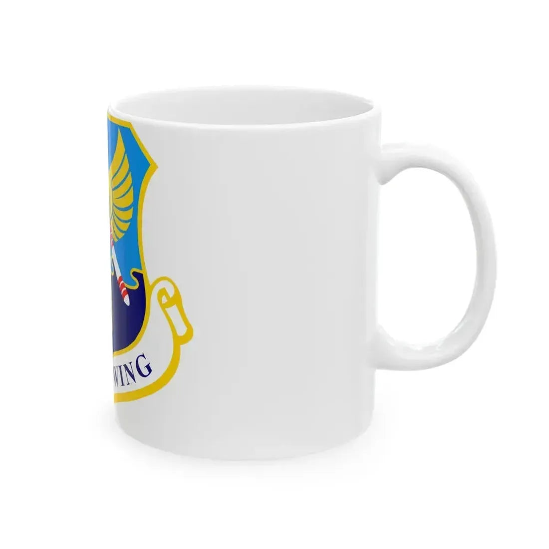 183d Wing emblem (U.S. Air Force) White Coffee Mug - Go Mug Yourself