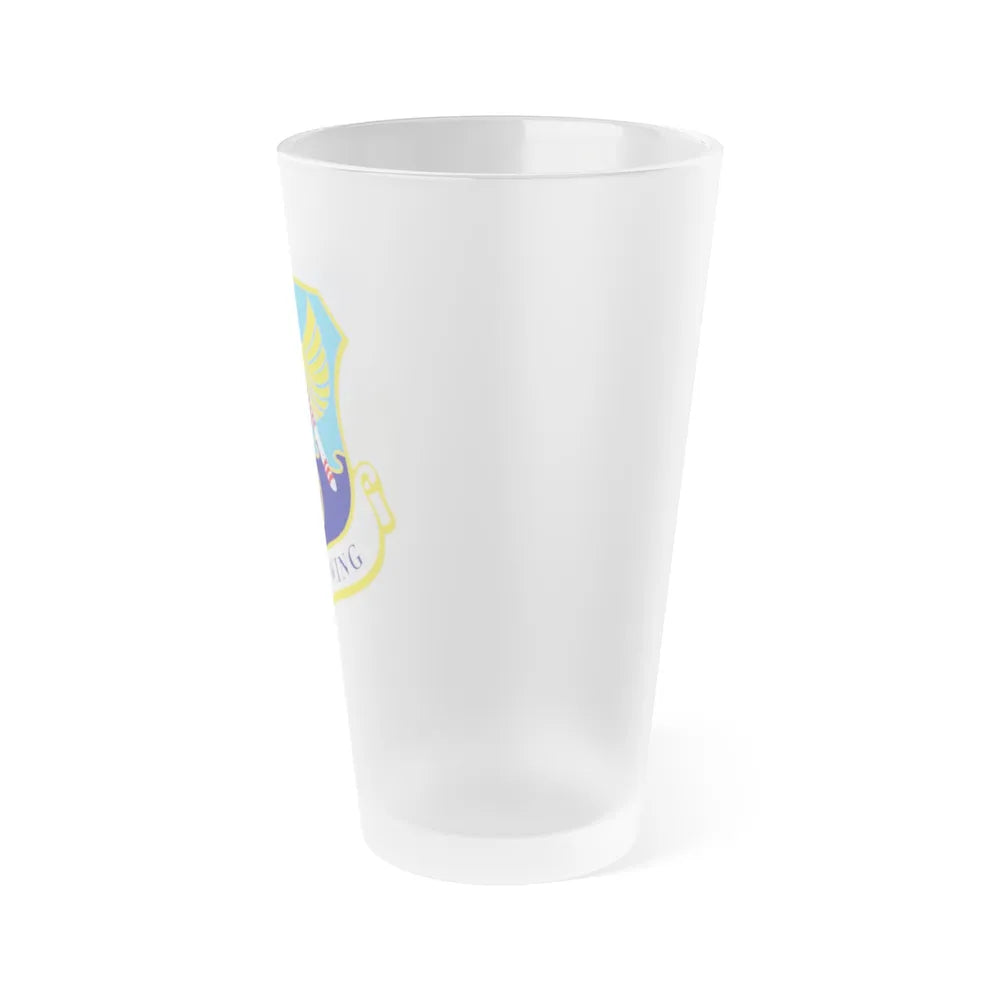 183d Wing (U.S. Air Force) Frosted Pint Glass 16oz-Go Mug Yourself