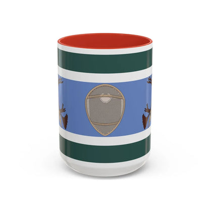 Innu Nation Flag - Accent Coffee Mug-15oz-Red-Go Mug Yourself