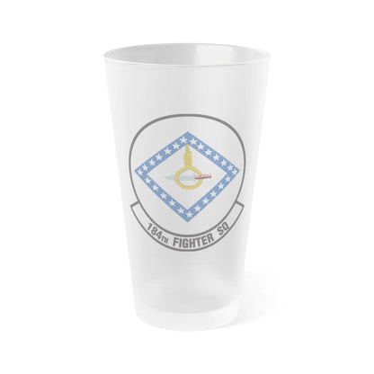 184 Fighter Squadron (U.S. Air Force) Frosted Pint Glass 16oz-16oz-Frosted-Go Mug Yourself