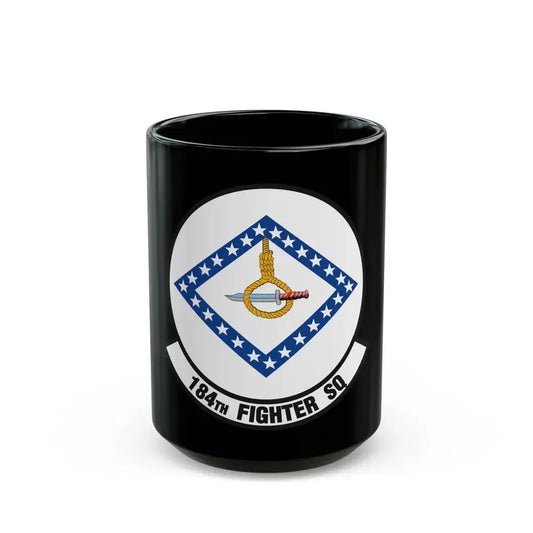 184 Fighter Squadron (U.S. Air Force) Black Coffee Mug 15oz - Go Mug Yourself