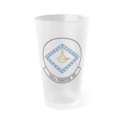 184 Fighter Squadron (U.S. Air Force) Frosted Pint Glass 16oz 16oz Frosted - Go Mug Yourself