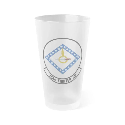184 Fighter Squadron (U.S. Air Force) Frosted Pint Glass 16oz 16oz Frosted - Go Mug Yourself