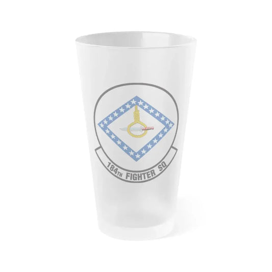 184 Fighter Squadron (U.S. Air Force) Frosted Pint Glass 16oz 16oz Frosted - Go Mug Yourself