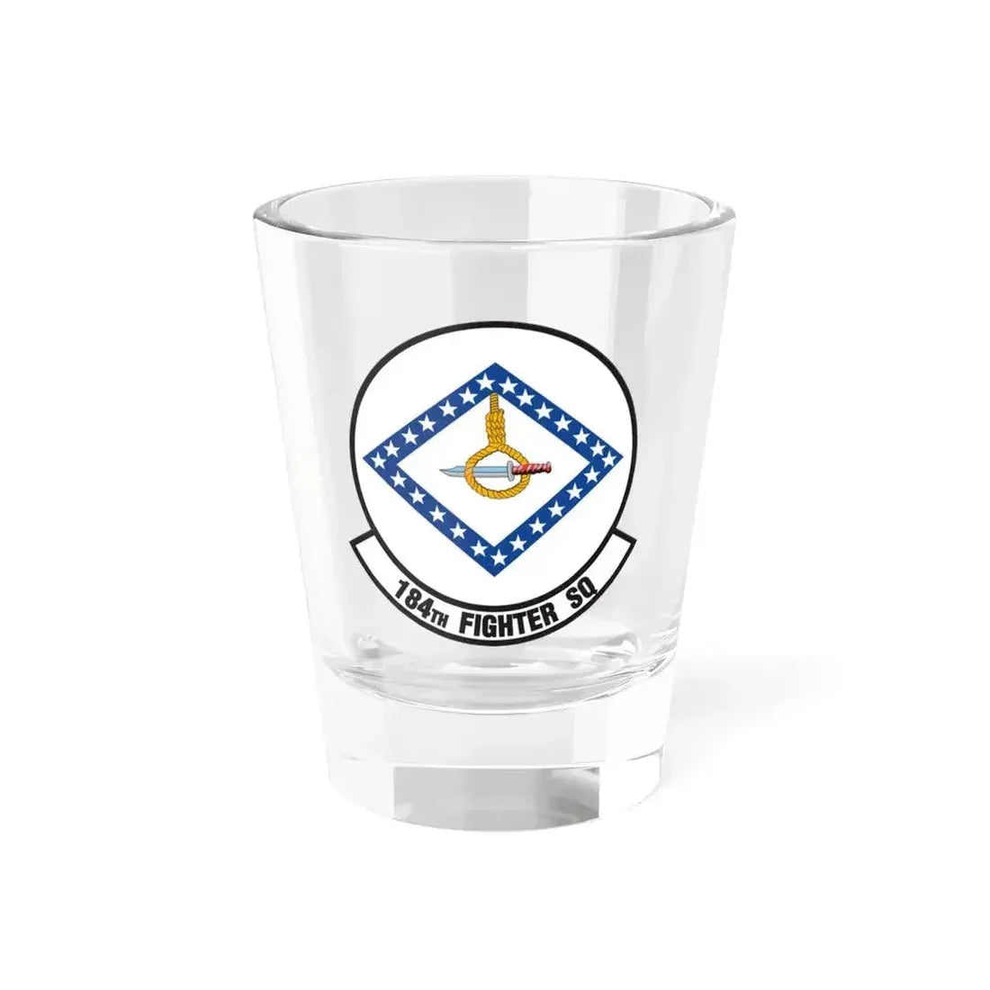 184 Fighter Squadron (U.S. Air Force) Shot Glass 1.5oz 1.5oz - Go Mug Yourself