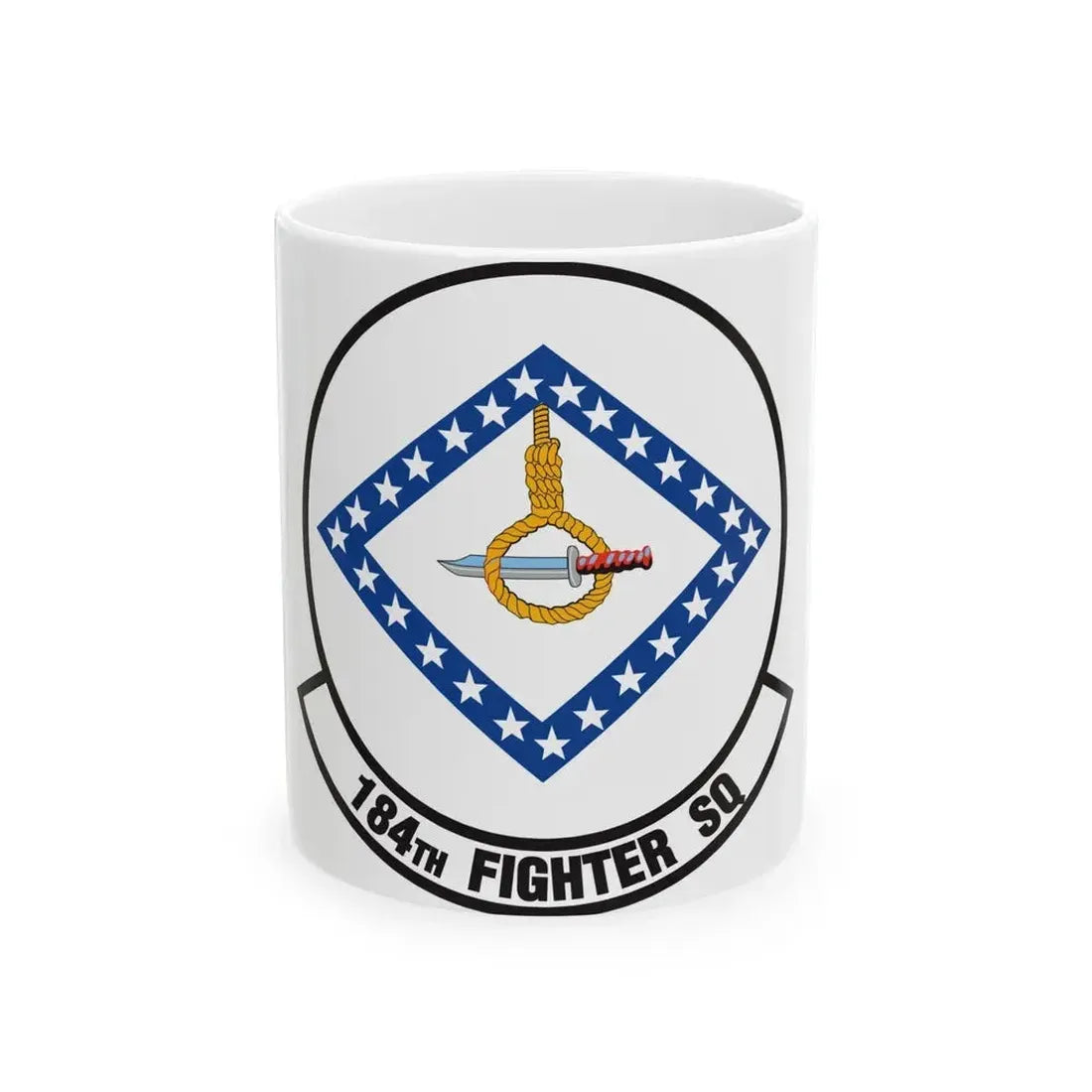 184 Fighter Squadron (U.S. Air Force) White Coffee Mug 11oz - Go Mug Yourself