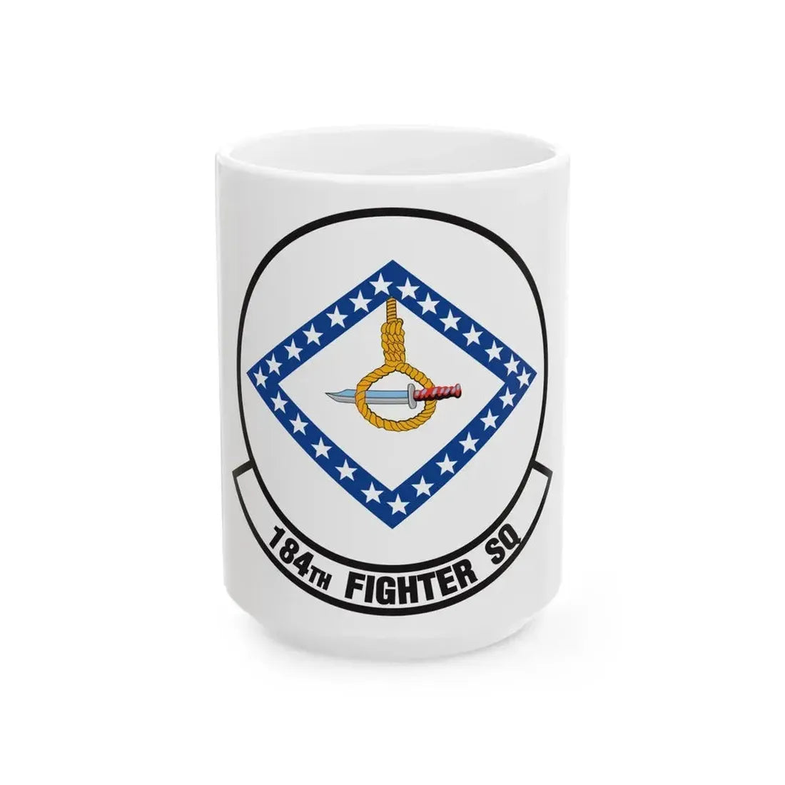 184 Fighter Squadron (U.S. Air Force) White Coffee Mug 15oz - Go Mug Yourself