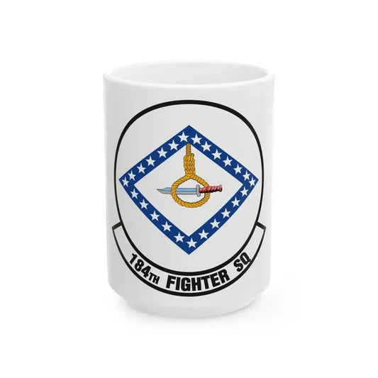184 Fighter Squadron (U.S. Air Force) White Coffee Mug 15oz - Go Mug Yourself