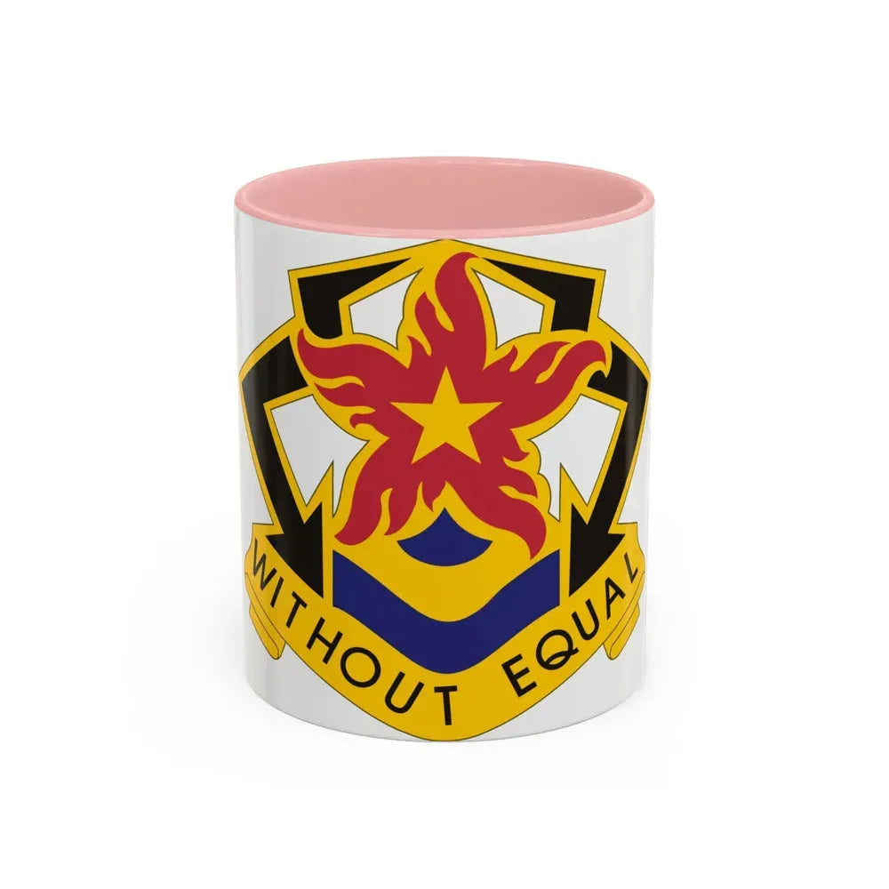184 Ordnance Battalion (U.S. Army) Accent Coffee Mug 11oz Pink - Go Mug Yourself