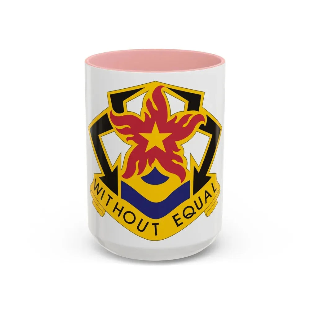 184 Ordnance Battalion (U.S. Army) Accent Coffee Mug 15oz Pink - Go Mug Yourself