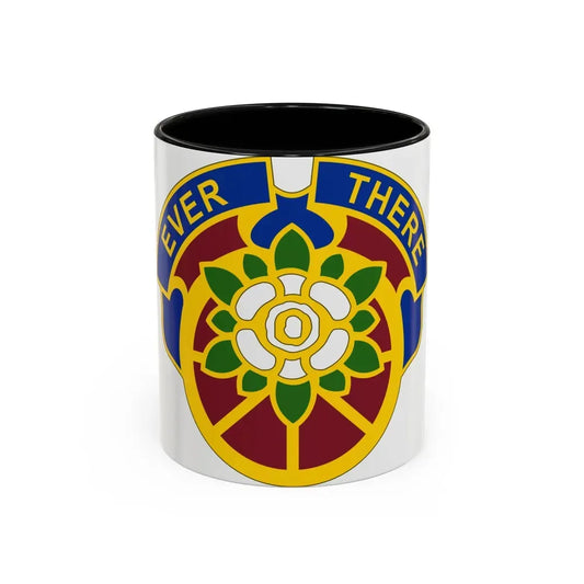 184 Sustainment Command 2 (U.S. Army) Accent Coffee Mug 11oz Black - Go Mug Yourself