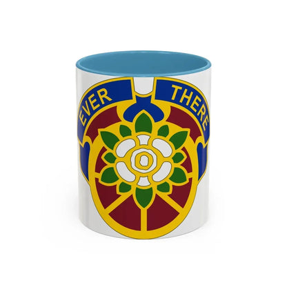184 Sustainment Command 2 (U.S. Army) Accent Coffee Mug 11oz Light Blue - Go Mug Yourself