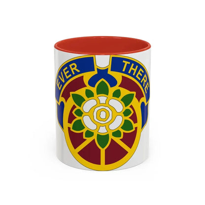 184 Sustainment Command 2 (U.S. Army) Accent Coffee Mug 11oz Red - Go Mug Yourself