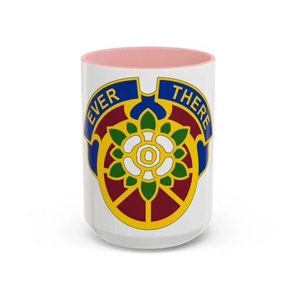 184 Sustainment Command 2 (U.S. Army) Accent Coffee Mug 15oz Pink - Go Mug Yourself