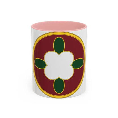 184 Sustainment Command 3 (U.S. Army) Accent Coffee Mug 11oz Pink - Go Mug Yourself