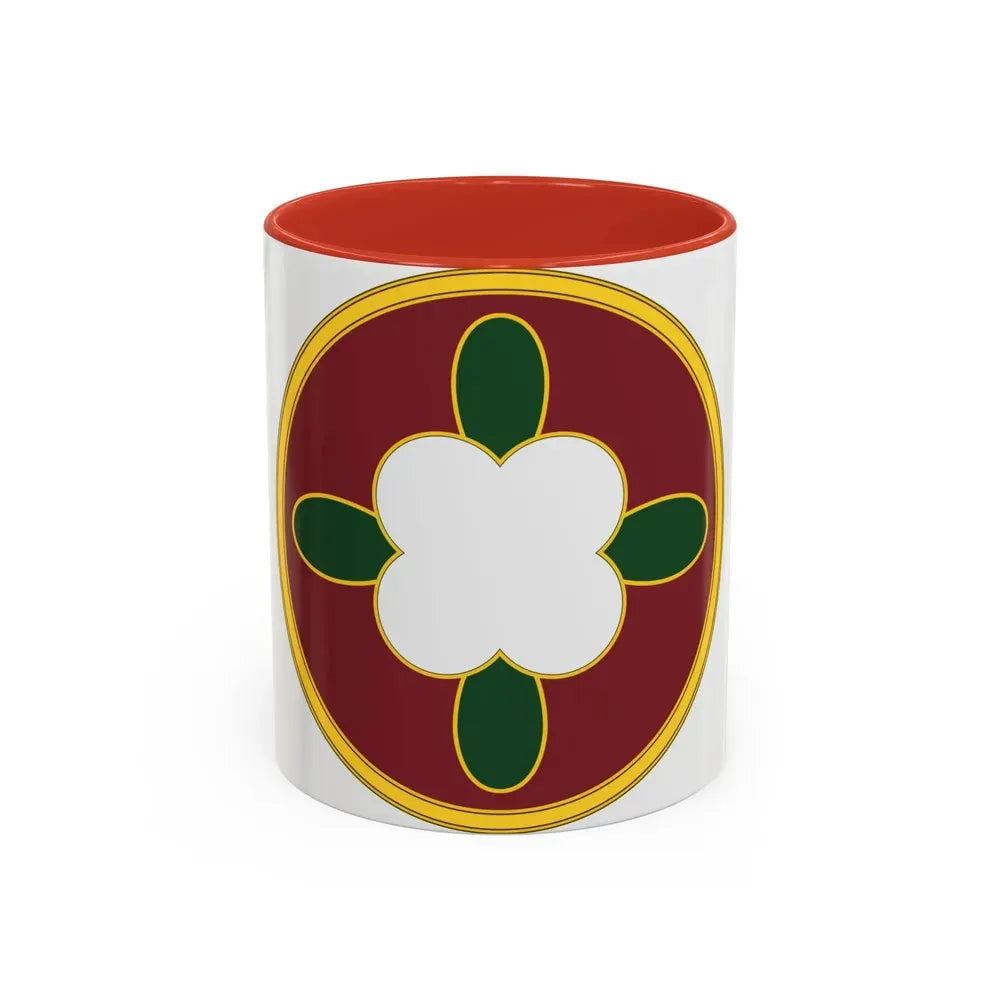 184 Sustainment Command 3 (U.S. Army) Accent Coffee Mug 11oz Red - Go Mug Yourself