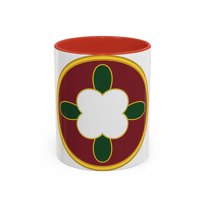 184 Sustainment Command 3 (U.S. Army) Accent Coffee Mug 11oz Red - Go Mug Yourself