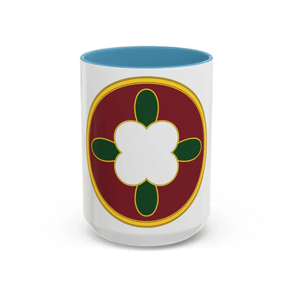 184 Sustainment Command 3 (U.S. Army) Accent Coffee Mug 15oz Light Blue - Go Mug Yourself