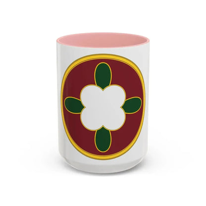 184 Sustainment Command 3 (U.S. Army) Accent Coffee Mug 15oz Pink - Go Mug Yourself