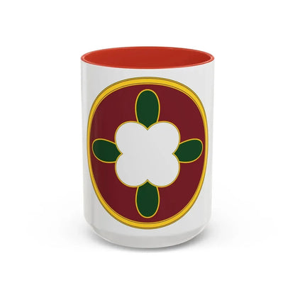 184 Sustainment Command 3 (U.S. Army) Accent Coffee Mug 15oz Red - Go Mug Yourself