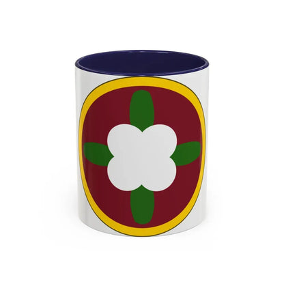 184 Sustainment Command (U.S. Army) Accent Coffee Mug 11oz Navy - Go Mug Yourself