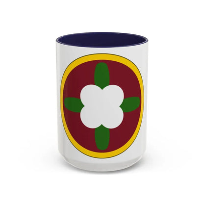 184 Sustainment Command (U.S. Army) Accent Coffee Mug 15oz Navy - Go Mug Yourself