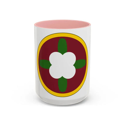 184 Sustainment Command (U.S. Army) Accent Coffee Mug 15oz Pink - Go Mug Yourself