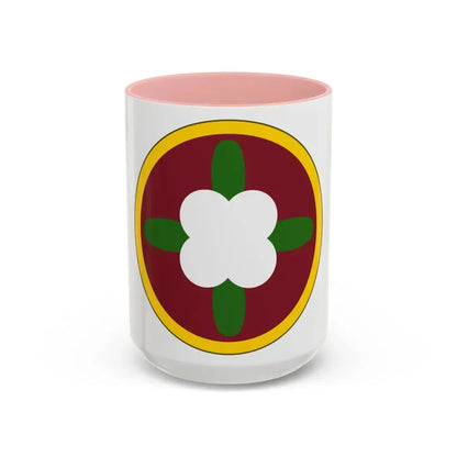184 Sustainment Command (U.S. Army) Accent Coffee Mug 15oz Pink - Go Mug Yourself