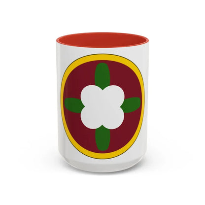 184 Sustainment Command (U.S. Army) Accent Coffee Mug 15oz Red - Go Mug Yourself