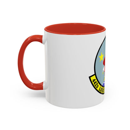 442d Logistics Support Squadron (U.S. Air Force) Accent Coffee Mug