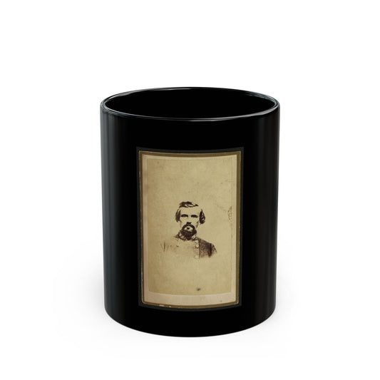Nathan Bedford Forrest, Csa General, Half-Length Portrait, Facing Front (U.S. Civil War) Black Coffee Mug