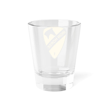 Verre à liqueur 1ère brigade de combat 1ère division de cavalerie (armée américaine) 1,5 oz