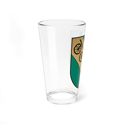 Nemakščiai COA (Lithuania) (Coat of Arms) Pint Glass 16oz