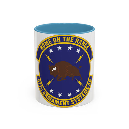 672d Armament Systems Squadron (U.S. Air Force) Accent Coffee Mug