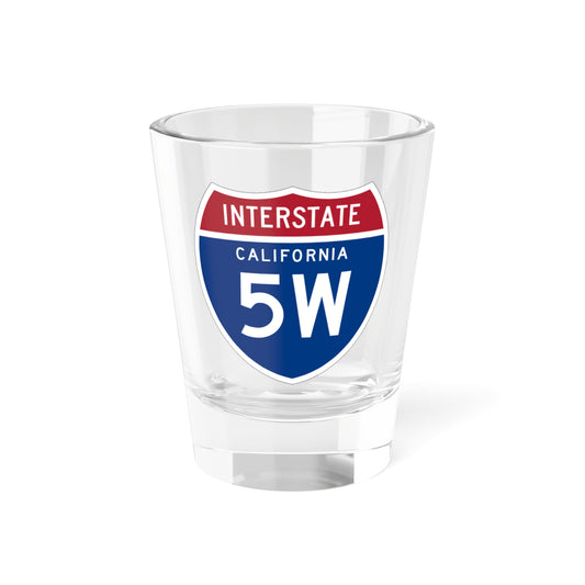 I-5W CA (California) (Road Sign) Shot Glass 1.5oz