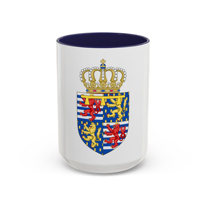 Lesser coat of arms of the Hereditary Grand Duke of Luxembourg (2000) - Accent Coffee Mug